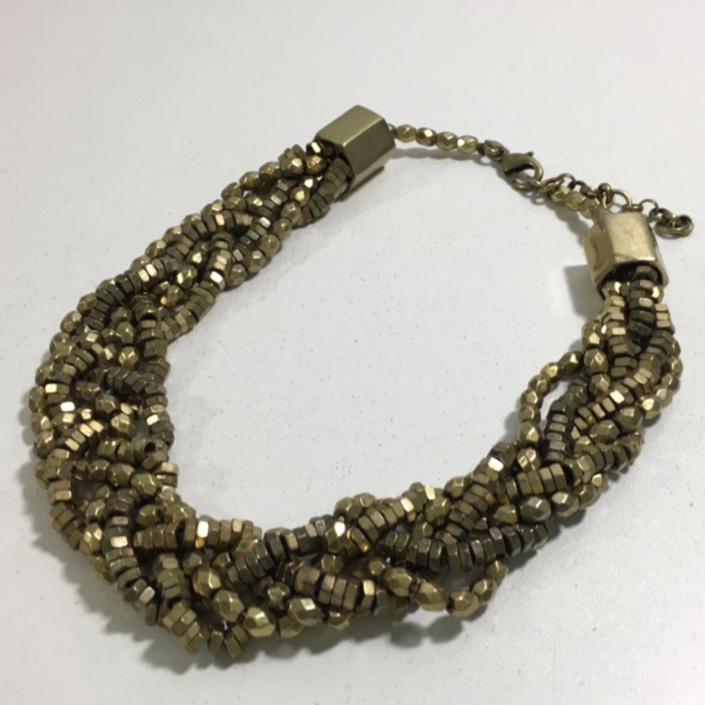 Banana Republic Chunky Braided Choker Necklace